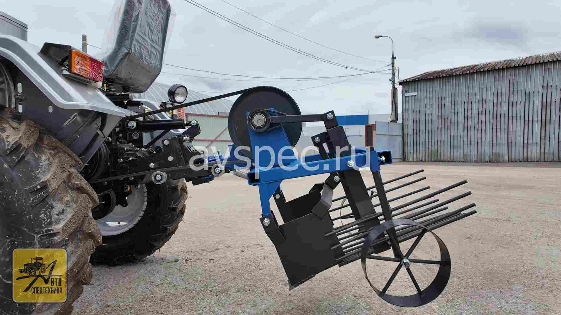 Картофелекопалка КВ - 03 со смещением для мини-тракторов